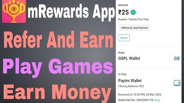 MRewards App Refer And Earn | Play Game Earn Money In Telugu