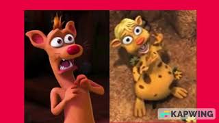 Inga And Freddy Are Crying Because They Seen Little Bear, Emily, Mitzi, Owl And Cat Crying