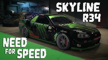 Need for Speed 2015 [PS4] Nissan Skyline R34 Monster Customization