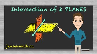 Intersection of 2 Planes (part 1 of lesson) | MCV4U | jensenmath.ca