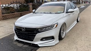 2020 Honda Accord front lip and side skirt install