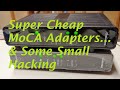 Hacking a super cheap MoCA adapter to make it do my bidding! Ethernet over coaxial cable.