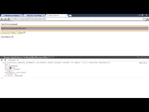 JQuery Tutorial - jquery selectors - selecting elements