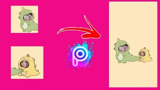 Cách tạo ảnh ghép mặt khủng long trend TikTok siêu cute p2|Xuyên Ưi screenshot 1