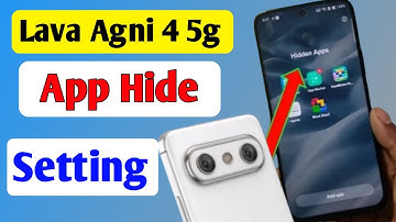Lava Agni 4 5g me App hide kaise karen | Hide app in lava agni 4 5g | how to hide app setting 