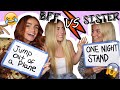 WHO KNOWS ME BETTER?! SISTER OR BEST FRIEND | Syd and Ell