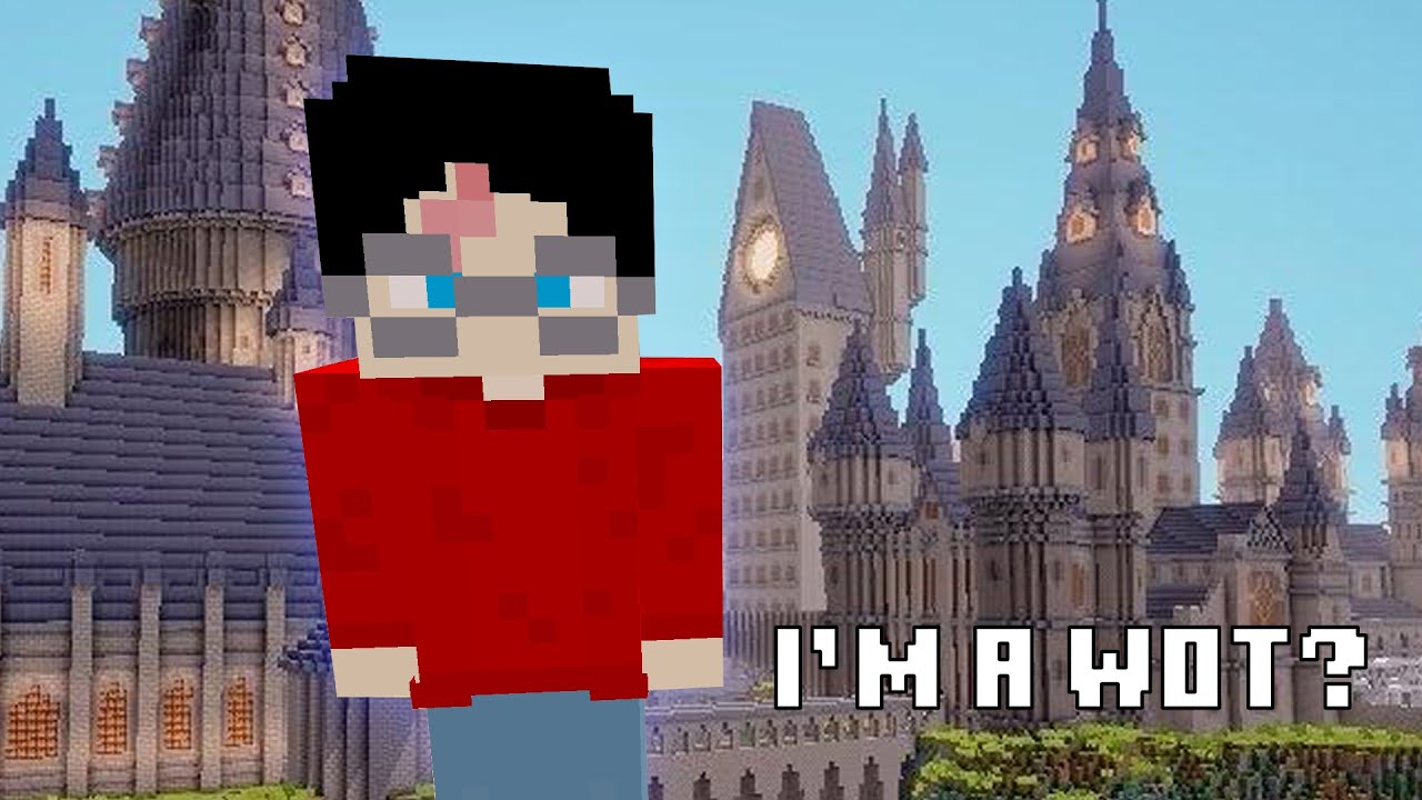 Harry Potter but he's in Minecraft #Shorts