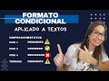 Aplicar Formato Condicional de Iconos en TEXTOS ❌✅⚠ en EXCEL.