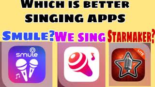 WHICH IS THE BEST SINGING APPS STARMAKER, WE SING OR SMULE screenshot 2