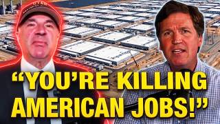 Tucker EVISCERATES Kevin O’Leary For Pushing AI Data Center Bullsh*t!