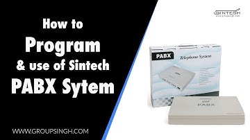 How to program and use of Sintech Pabx TC-416AC, TC-424AC & TC-432AC (TC-2000AC)