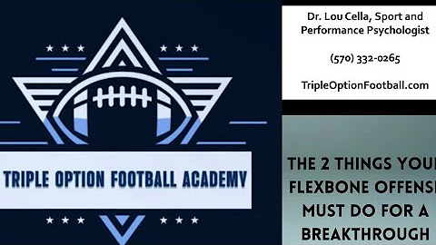 The 2 Things Your Offense MUST Do to Achieve Your Breakthrough in 2024 #flexbone #tripleoption