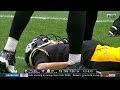 Mason Rudolph Knocked Out After Huge Hit | Ravens vs. Steelers | NFL