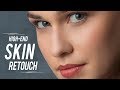 High end skin softening  retouching in photoshop