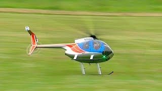 BRUTAL RC HELICOPTER CRASH !!! HUGHES 500 TURBINE MODEL HELICOPTER FATAL END TOTAL DESTROYED WOW !!!