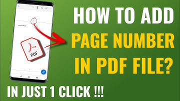 How To Add Page Number In Any Pdf File In Just 1 Click Using Smart Phone | ilovepdf | English