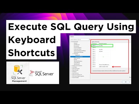 Create Custom Keyboard Shortcuts in SSMS