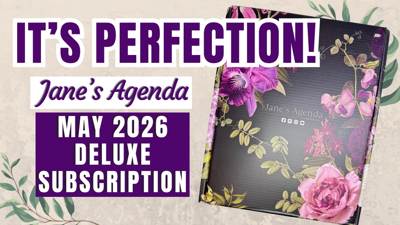 Unboxing Jane's Agenda May 2026 Deluxe Subscription | Plus