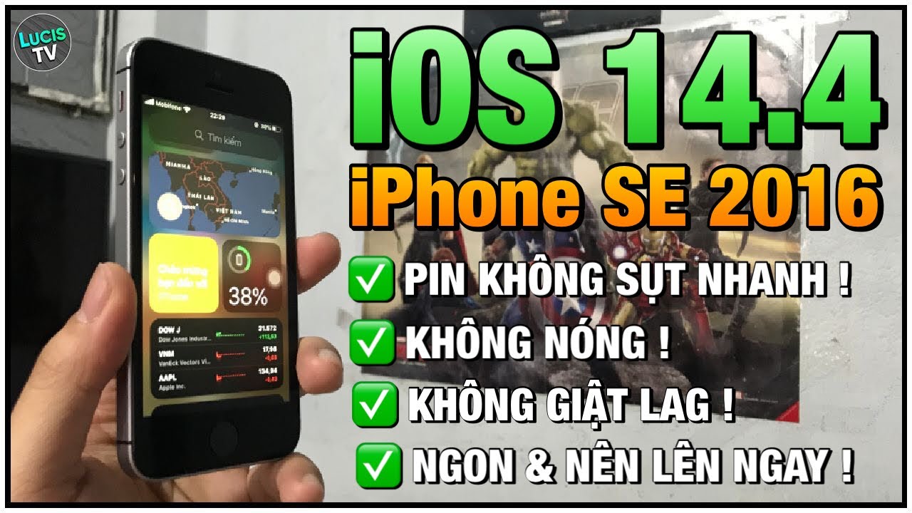 iphone se 16gb พอไหม 2022 Update 👍🏻 iPhone SE 2016 lên iOS 14.4: NGON \u0026 NÊN LÊN! - PIN KHÔNG SỤT NHANH, KHÔNG CHẬM NÓNG | LucisTV