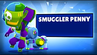 The New Smuggler Penny Skin Is Insane Gameplay Youtube - penny duendecilla brawl stars