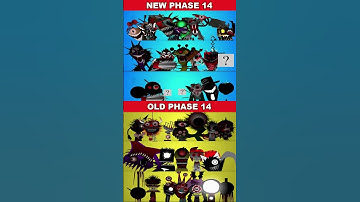 Sprunki Phase 14 New VS Phase 14 Old *Mix Version* #sprunki #incredibox