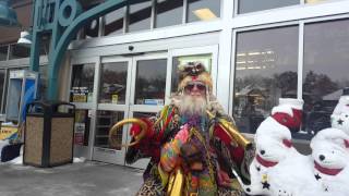 Salt Lake City Salvation Army Santa (interesting guy) 2015