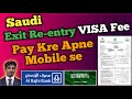 How To Pay Exit Re-entry Fee Online || How To Pay Exit Reentry visa in saudi arabia online | Khooruz
