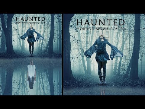 Horror movie poster photoshop effect | Photoshop tutorial cc