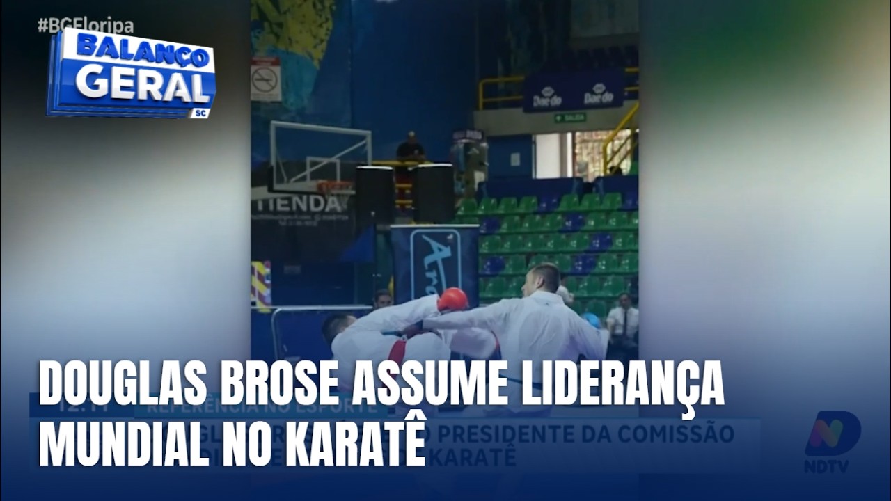 Douglas Brose, de Florianópolis, assume comissão mundial de atletas de karatê