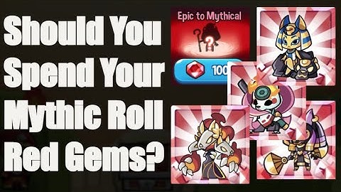 Should You Spend Red Gems (Mythic Gems) or Save on the Mythic Rotation; Use/Save - Summoner