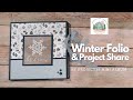 WinterFolio-カントリークラフトクリエーションズデザインチームプロジェクト-6X6ペーパーパッドのための素晴らしいプロジェクト