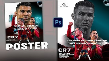 How to Create CR7 Poster in Photoshop | Cristiano Ronaldo Editing