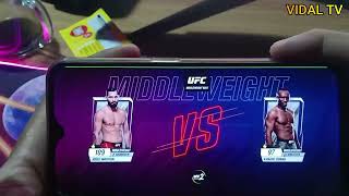 HANDCAM EA SPORTS UFC MOBILE 2 GAMEPLAY ANDROID JORGE MARSIDAL VS SANTIAGO PANJEBBO screenshot 5