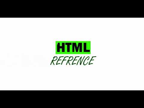 HTML Reference