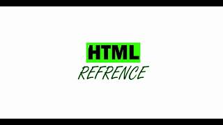 HTML Reference