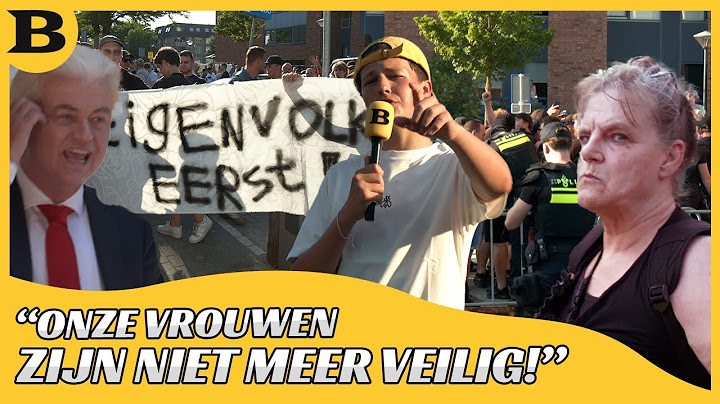 BLOOD-HOT GEERT WILDERS AT ANTI-AZC DEMO IN HELMOND