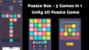 Puzzle Box - 3 Games in 1 | Unity 2D Puzzle Game Template | 2D Game Unity