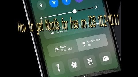 How to get Noctis for FREE on iOS 10.2-10.1.1 (Dark Mode)