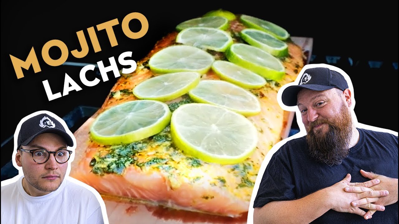 Smoked Salmon Mojito Style