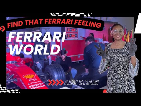 Ferrari World Abu dhabi | Tyre Change experience