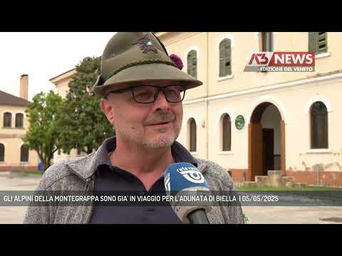 GLI ALPINI DELLA MONTEGRAPPA SONO GIA' IN VIAGGIO PER L'ADUNATA DI BIELLA  | 05/05/2025