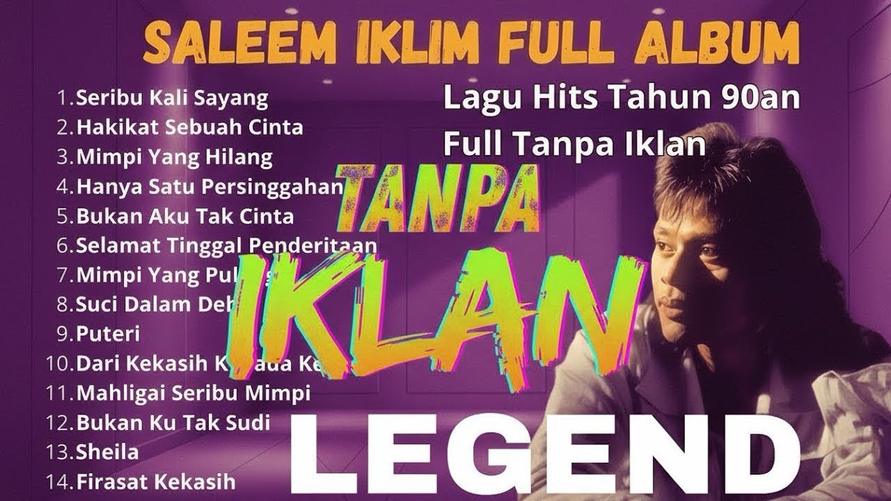 Best Of Saleem Iklim TANPA IKLAN Full Album Slow Rock Malaysia Paling Populer Sepanjang Masa 2026