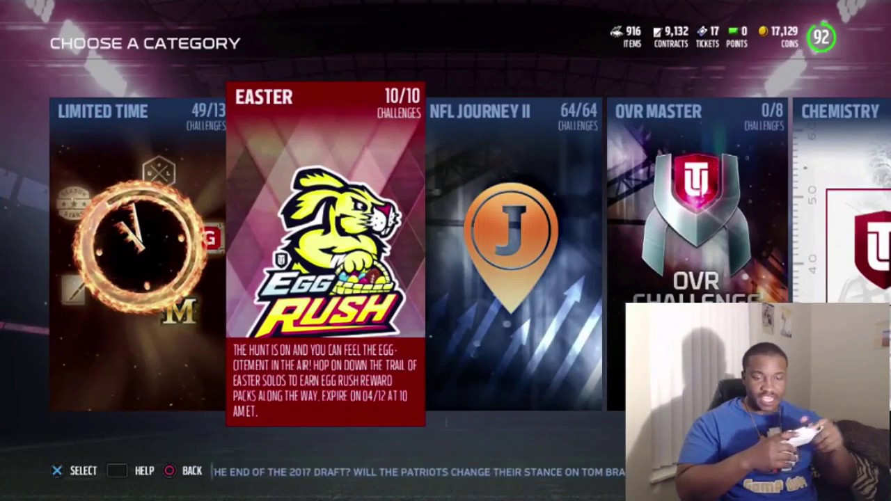 Madden 17 Easter Solo Reward Pack Opening!!!