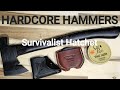 Hardcore hammers survivalist hatchet blackout review custom leather sheath blade maintenance kit