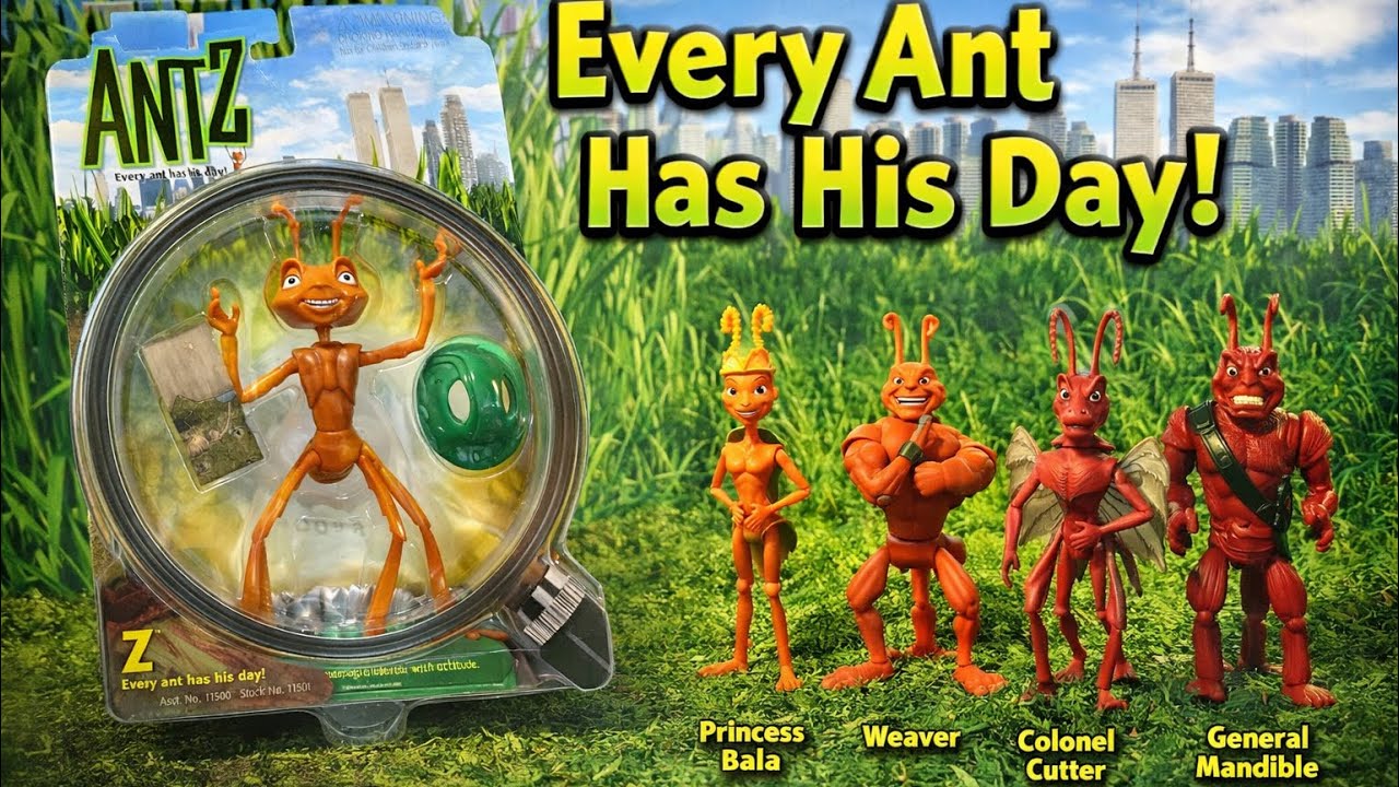 Vintage 1998 AntZ Z Action Figure Unboxing & Review - YouTube