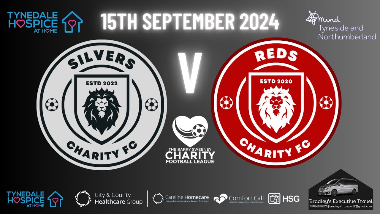 The Silvers v  The Reds SEPTEMBER - THE BARRY SWEENEY CHARITY FOOTBALL LEAGUE