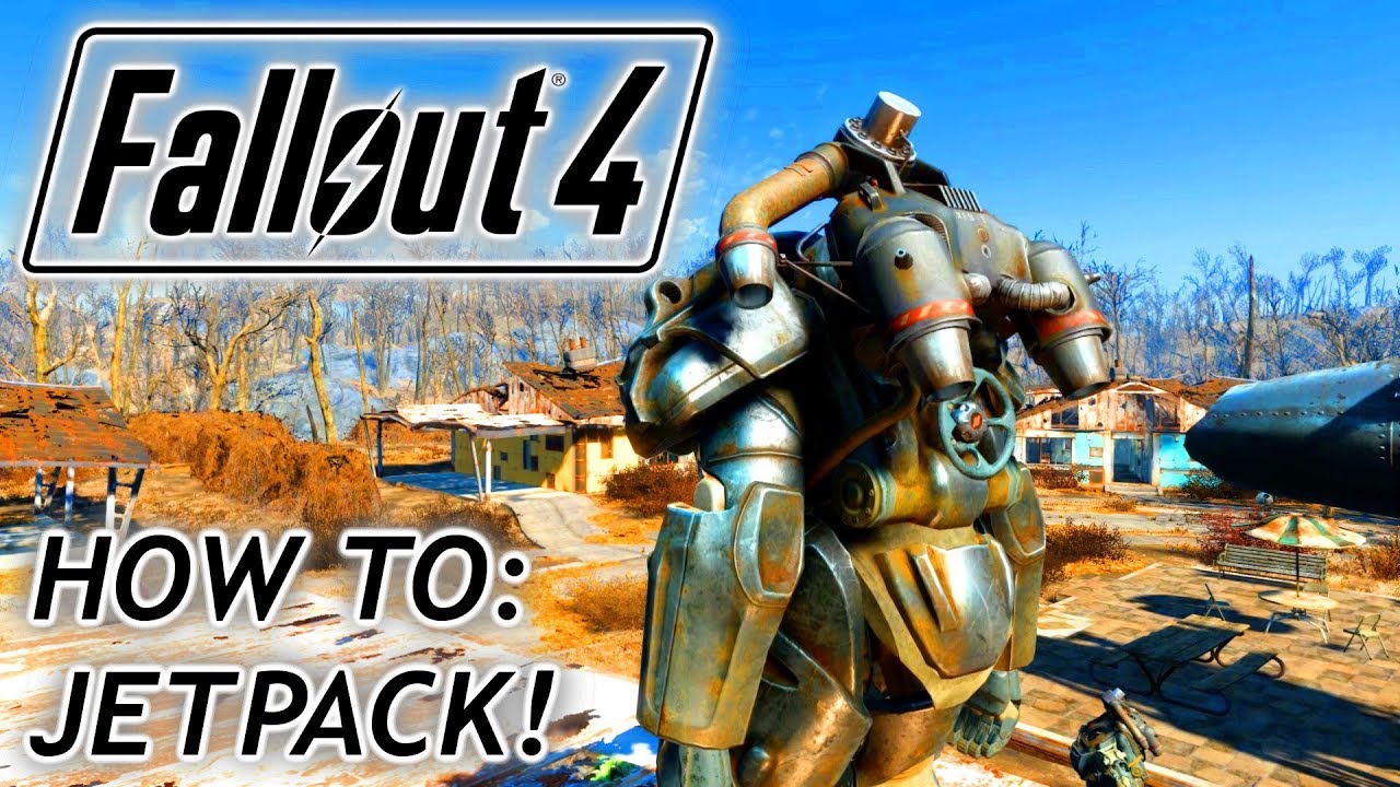 Fallout 4: no Power Armor? You can still use the jetpack with the help of  this mod