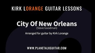 Video thumbnail of "City Of New Orleans -  Fingerstyle Guitar"