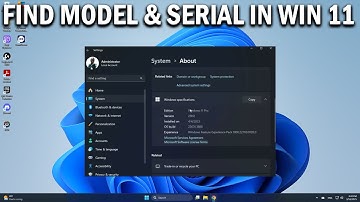 How To Find Computer Model & Serial Number of Windows 11 PC - Easy Fix
