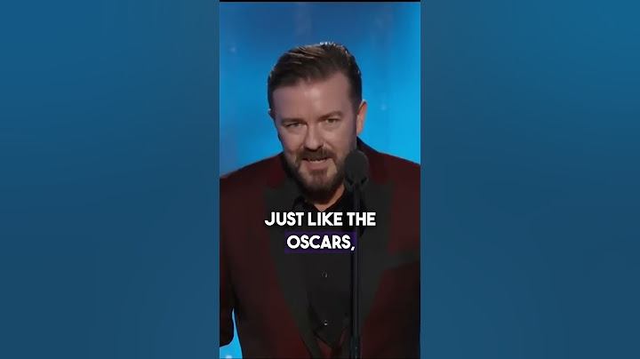 Ricky Gervais opens the golden globe awards. #rickygervais #comedy #funny #jokes #standupcomedy